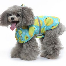 petit dog 寵物鴨子雨衣 DGO006, 綠色