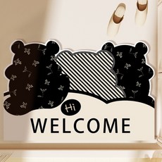 PEONIST 可愛柔軟防滑玄關地墊, 1個, 05