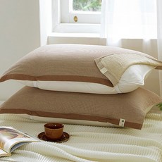 春日愛 高級棉質鬆緊帶枕巾式枕頭套