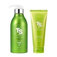 TS Premium專業草本滋養洗髮精 500g+護髮素 200ml, 1組