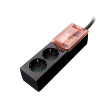 POWER ZONE 高容量延長線 2孔 HGB215B, 1個, 1.5m