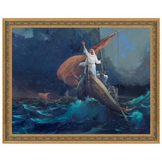 이요한 화백 캔버스 성화 17 풍랑 5, 골드1