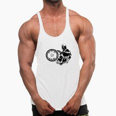 男性用 健身服 肌肉貼合 健身房 無袖背心 T恤