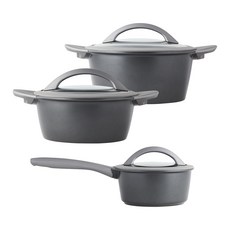 락앤락 브릿지 IH 냄비 1번 세트 3개 HPI1628S3, 그레이, 편수냄비 16cm + 양수냄비 20cm + 양수냄비 24cm, 1세트