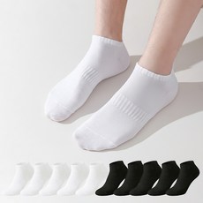 삭스판다 남성용 발이 편한 스니커즈 발목 양말 10켤레