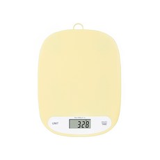 Kinyo 小奶油料理秤, DS-015, 3000g, 小奶油黃