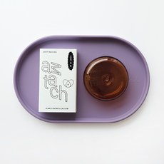 ade.l Ellipse 矽膠托盤 寬版, 紫丁香色