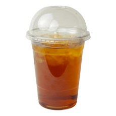 Inp PET 冰杯杯身 + 圓頂開孔杯蓋組, 480ml, 50個, 1套