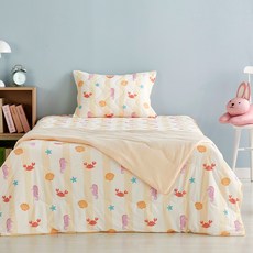 Modern House 3°C Super Cool 涼爽輕薄涼感竹纖維涼被 海洋朋友, 檸檬