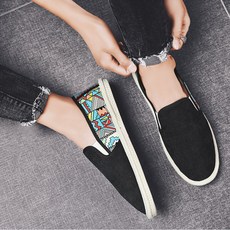 엘쏘 남성용 빈티지 코듀로이 레이어드 로퍼