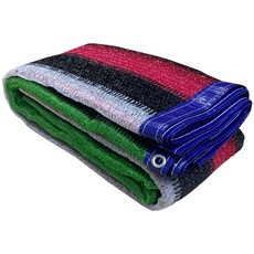 차광막 98프로 4면봉재 6 x 7 m + 로프 10m, 무지개, 1세트