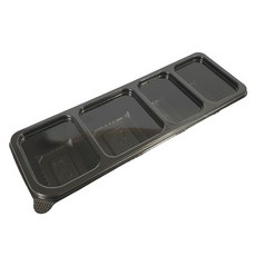 Saenghwaleulgeurida 4格配菜外帶盒 JB-355, 100個, 1件