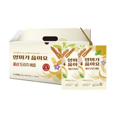 MOMSMI 孩童紅蔘桔梗梨汁 30包入, 2.4kg, 1盒