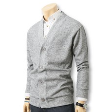 BLUEForce 男士Lianut長袖針織開襟衫