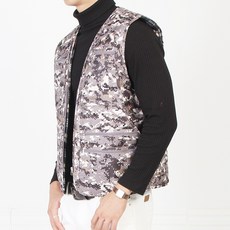 마인플로우 남성용 기능성 기모안감 패딩 조끼 HAD22