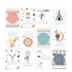 ABLE BAMBOO 2021年藝術日曆, 日曆 24 波西米亞風格