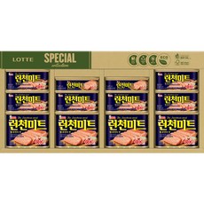 롯데 런천미트 통조림햄 120g x 2p + 200g x 6p + 340g x 4p 세트 E-2호, 1세트
