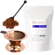 코빙 허니콤 스텐 드리퍼 + 콜롬비아 원두 200g 커피 + PP롱계량 스푼 세트, 랜덤발송(계량스푼), 1세트