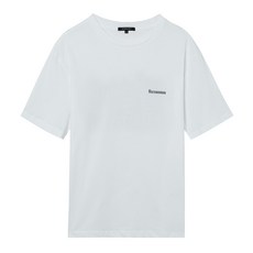 파렌하이트 남성용 통기성 백 스케치 프린팅 반팔 티셔츠 FEIBD3312