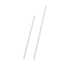 奧維爾通道 25 間距單通道支柱白色 2 件套, 1入