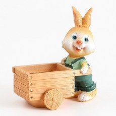 Renfise庭院裝飾品小物 兔子 A型, 混色