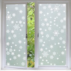 QLZHS 玻璃貼紙 自黏式窗戶玻璃貼 浴室玻璃窗戶貼紙 遮光防偷窺玻璃貼 霧面玻璃貼, 雪花