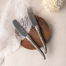 LA CARTUJA Ancla Laguiole 奶油刀 果醬刀 抹刀, 灰色, 2個