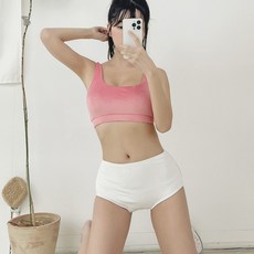 CocoDream Manggokini 絲絨雙色高腰比基尼泳裝 24268