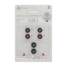 Final Final 耳塞 S, TYPE E, 混合顏色, 1個