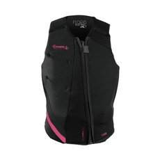 O'NEILL 女性運動用 FLARE PLUS 救生衣, 黑色 + 粉紅色