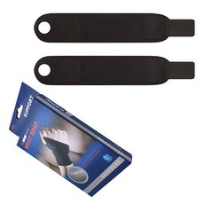 오마이남친 헬스 탄탄 손목 보호 스트랩 2p, 1개, 블랙