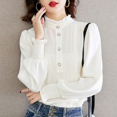 LUNA GIRL Toria 泡泡袖女襯衫 L24SPBL010217