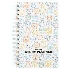 STUDIO EIGHT Miffy 學習計畫本 100天, 圖案, 1個
