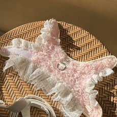 바비스영 강아지 베일 하네스, Pink, 1개