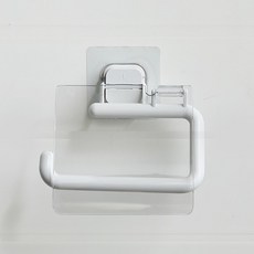 SEE SEE 클린바스 클리어착착 투명 휴지걸이, 1개