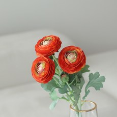 Haru Gonggan 人造仿真陸蓮花 3入, 橘色