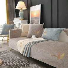 金葉刺繡沙發墊