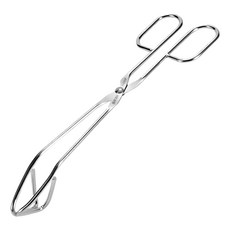 VIROR 304不鏽鋼剪刀型廚房烤肉夾, 1個, 單色