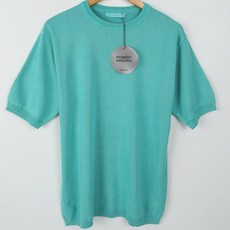 플레이즈 남성용 피그먼트워싱 반팔 니트 티셔츠