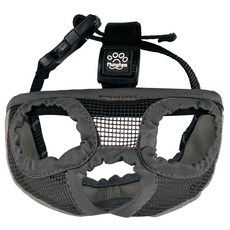 Mungtem 小狗面罩眼鏡型XL號, 灰色的, 1個