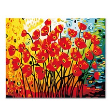아디코 DIY 페인팅 정물화 명화그리기 50 x 40 cm, 프레쉬플라워(PG21), 1개