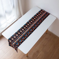 마켓에이 패턴 패브릭 캐비닛 TV 테이블 스트랩 러너, TYPE6, 32 x 230 cm