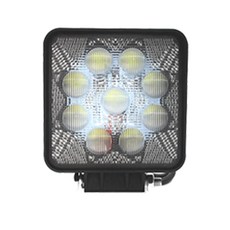 Philshop 27W 6D擴散方形探照燈 + 支架, 單一商品, 黃色