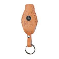 오시에나 럭셔리 자동차 키홀더 키케이스, 베이지, 벤츠 A  Type