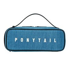 PONY TAIL 2021 ENTAME Golf 長款手袋, 牛仔黑