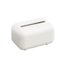 塑膠家用面紙盒, 白色, 1個