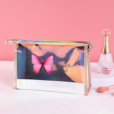 JOYnJOY 蝴蝶印花防水化妝包 2件組