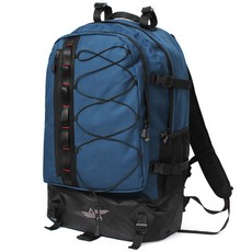 BLUEMOUNT 腰帶束繩登山背包 55L CPZ80SA, 海軍藍