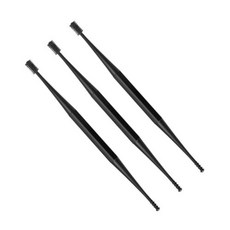 Mivil 耳朵清潔器 除耳垢 挖耳棒 黑色, 1入, 3個