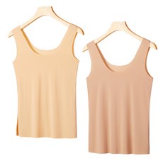 青少年用學生無痕基本款A背心 2件組